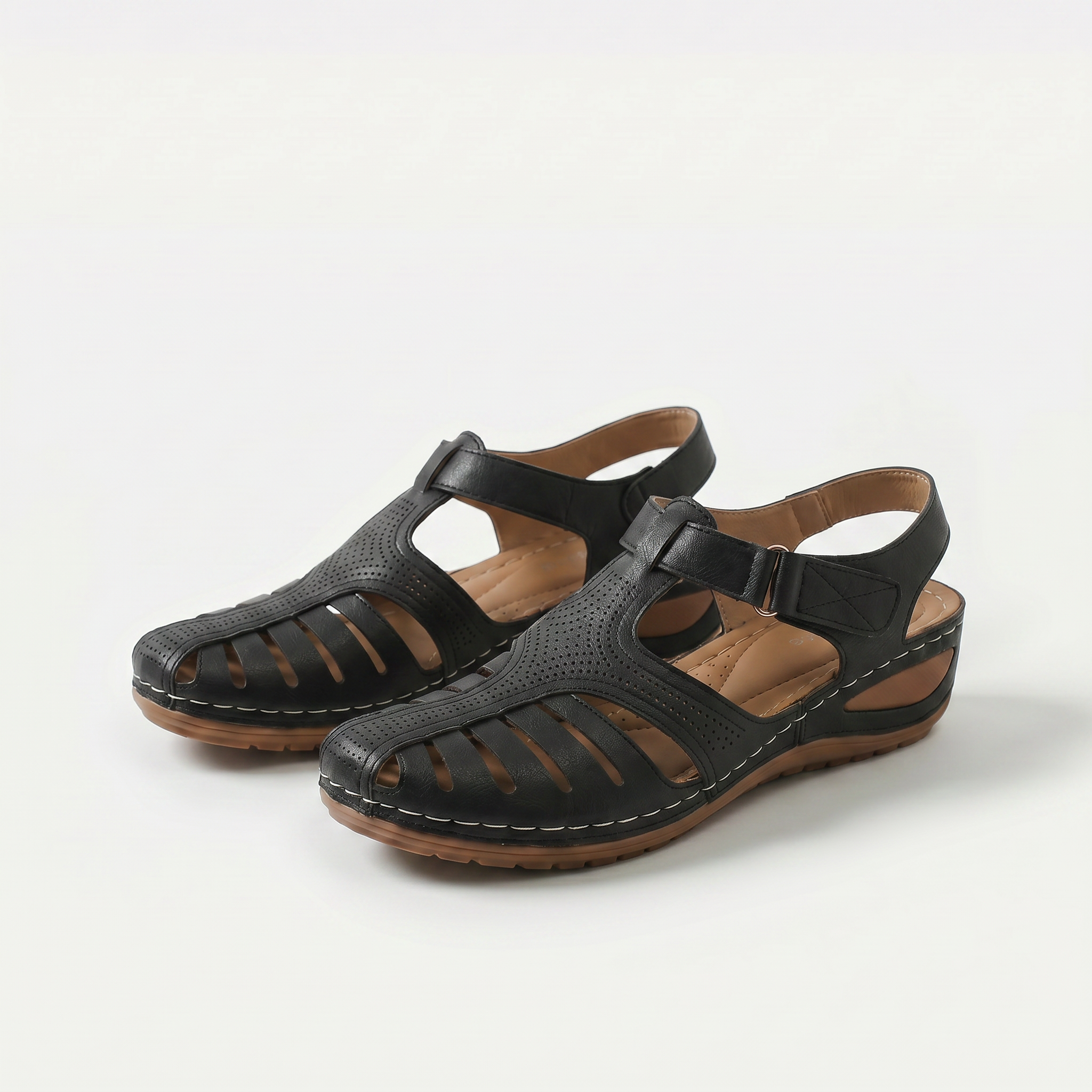 Leni – Komfort Sandalen mit sanfter Erhöhung  - By Qivii