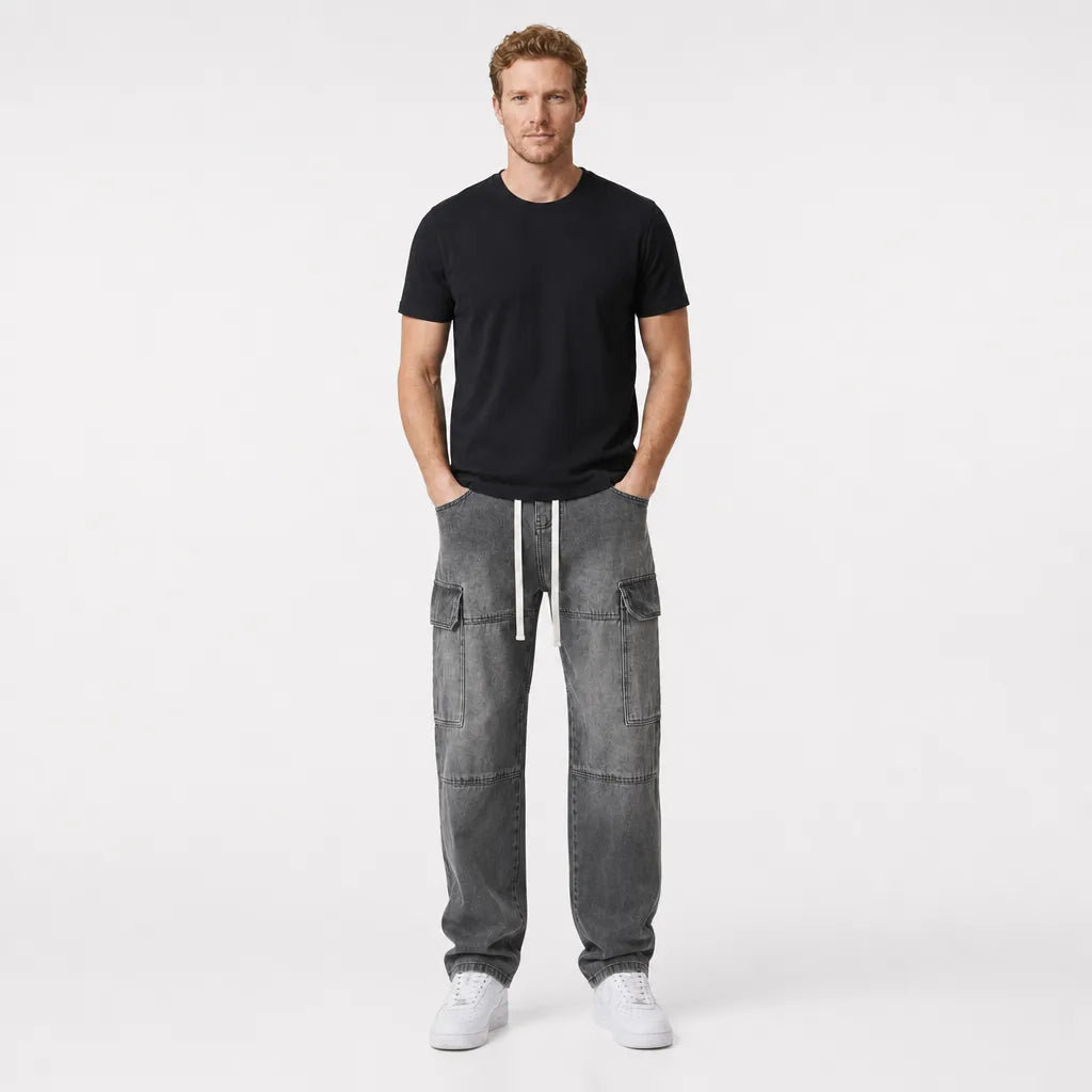 Lewys | Mens Loose Fit Baggy Jeans
