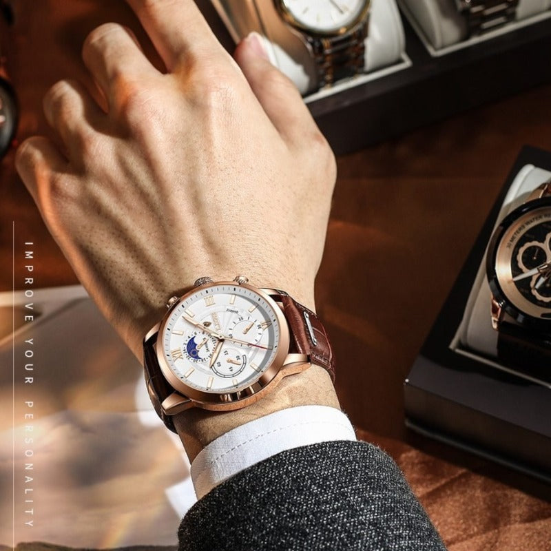 Tijdloze Sportieve Horloge  - By Qivii