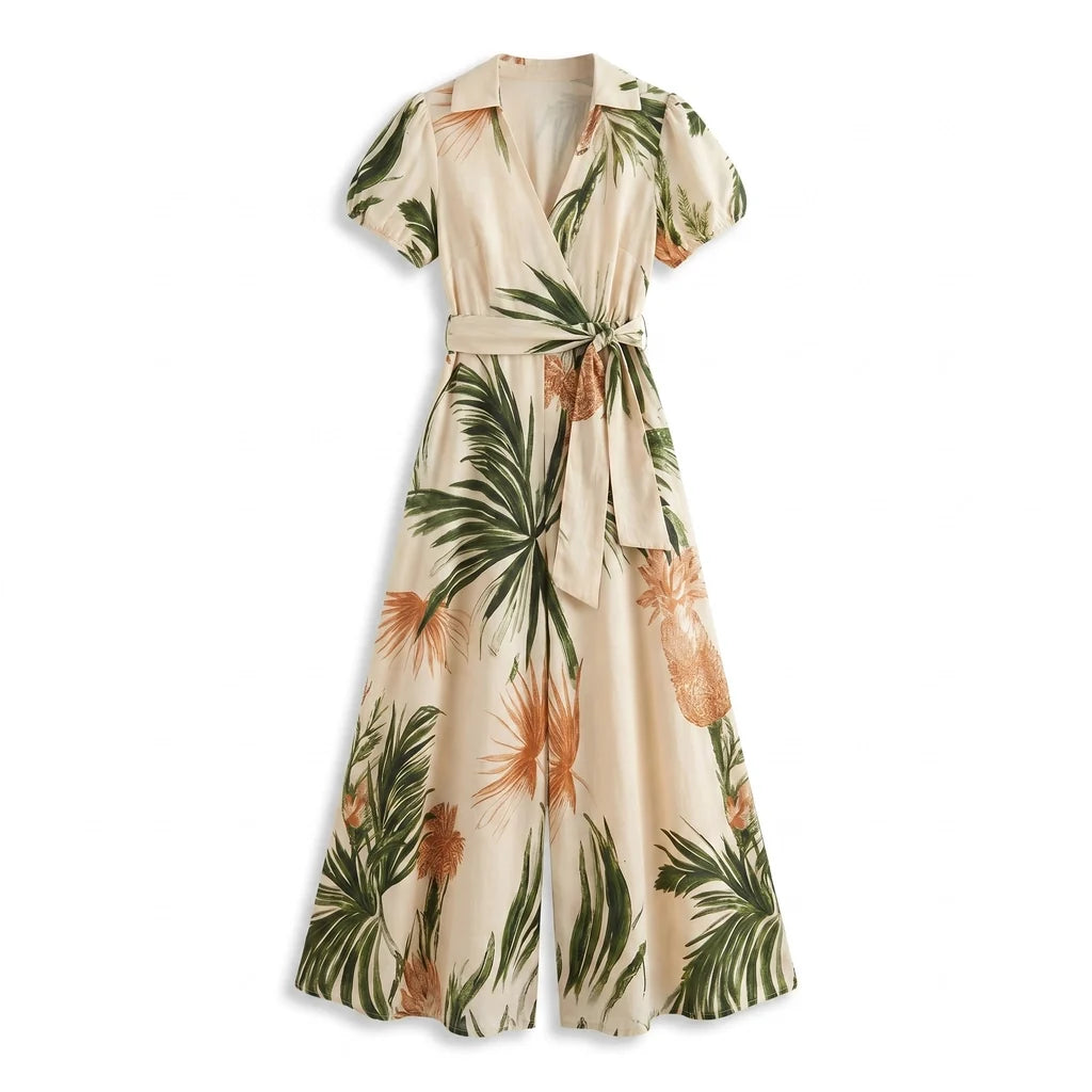 Liyana Palm Jumpsuit