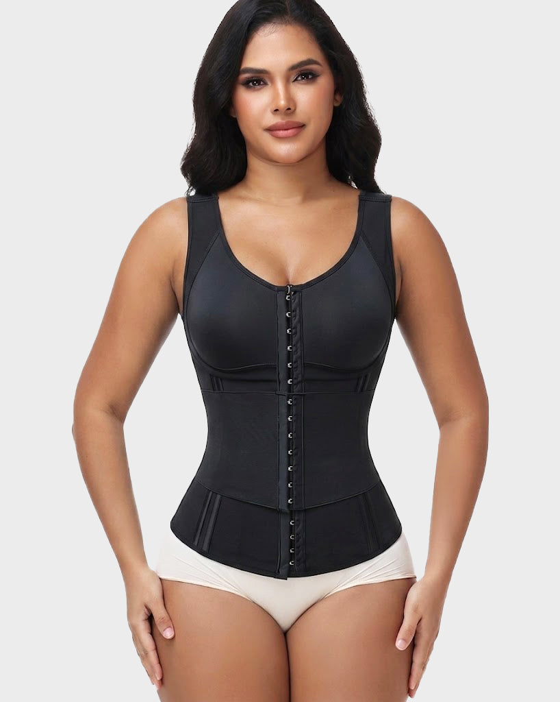 Double Compression Tummy Control Waist Trainer Faja Vest