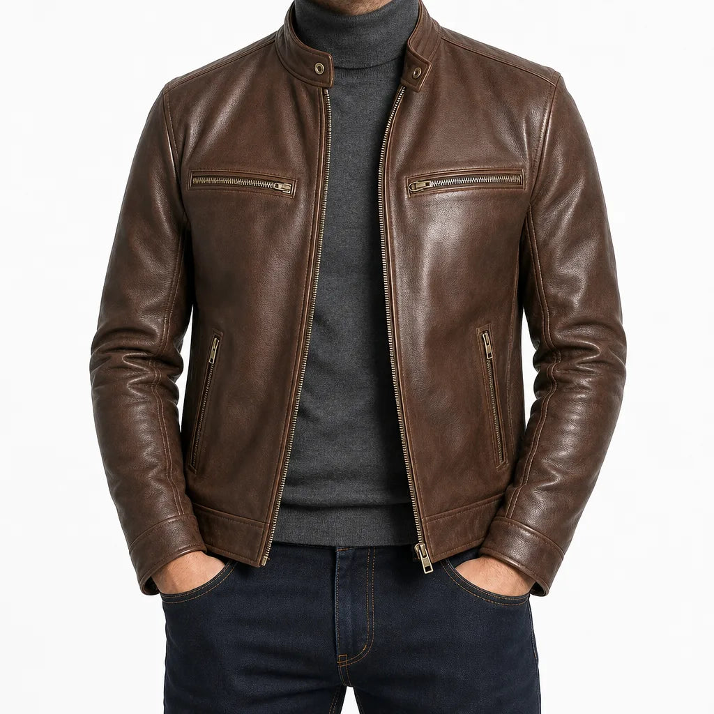 Lucian | Mens Fall Leather Jacket