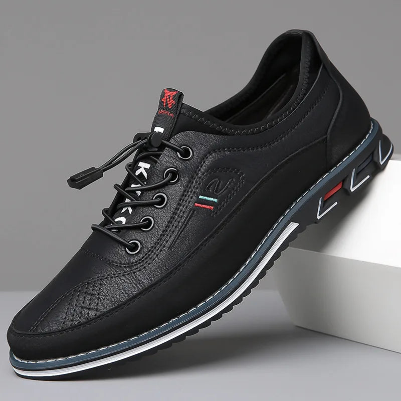 Lucian | Men's Premium Comfort Leather Shoes  - By Qivii