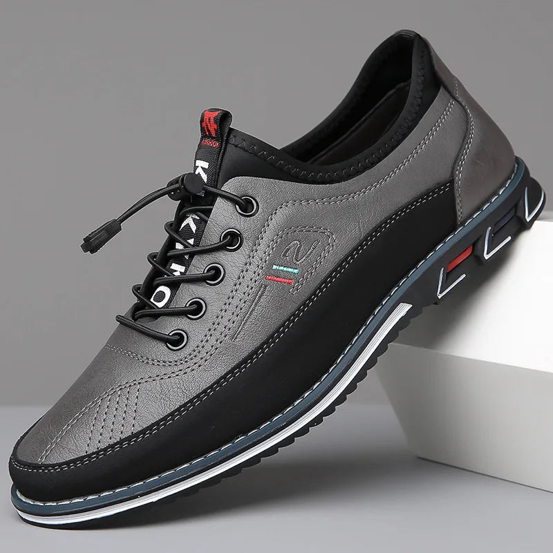 Lucian | Men's Premium Comfort Leather Shoes  - By Qivii