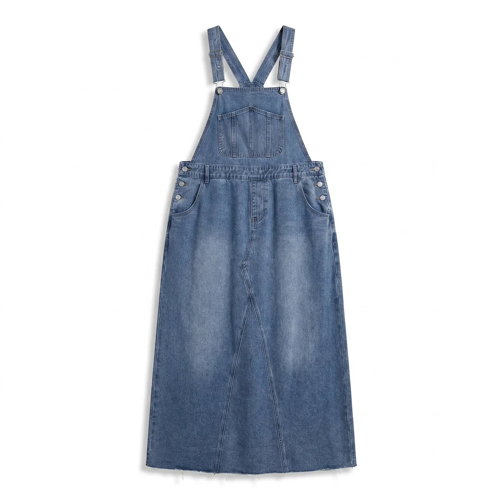 Lucie Denim Pinafore