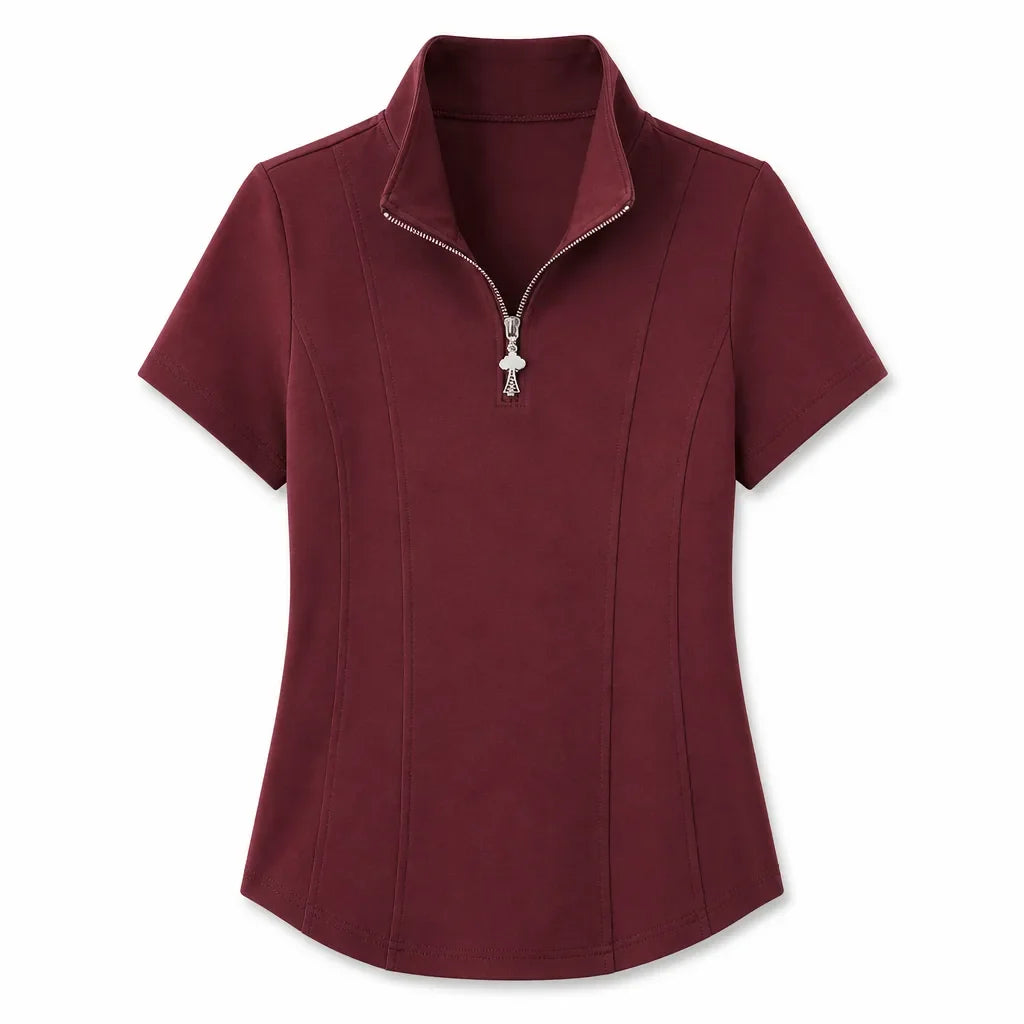 Lucie Zip-Up T-Shirt