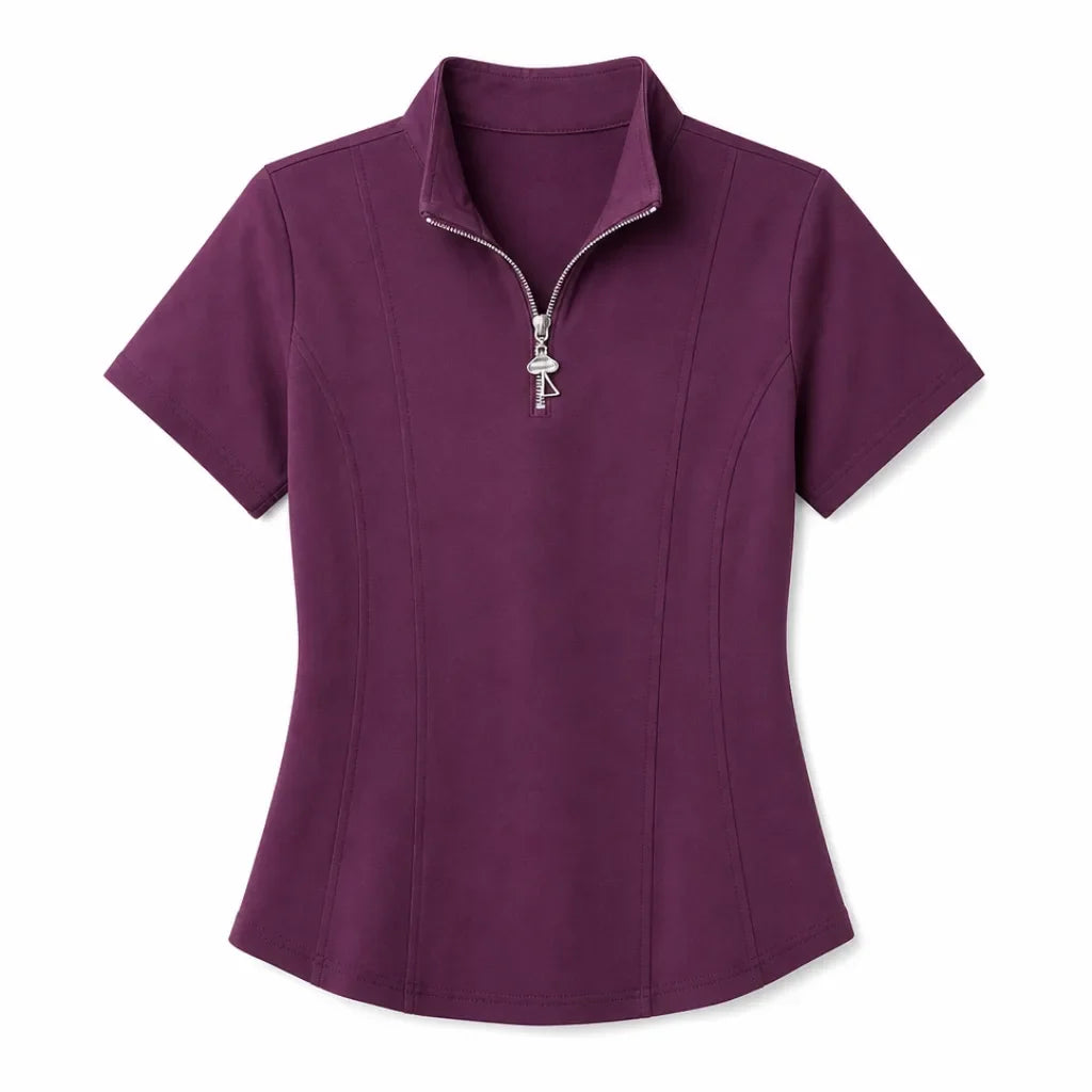 Lucie Zip-Up T-Shirt