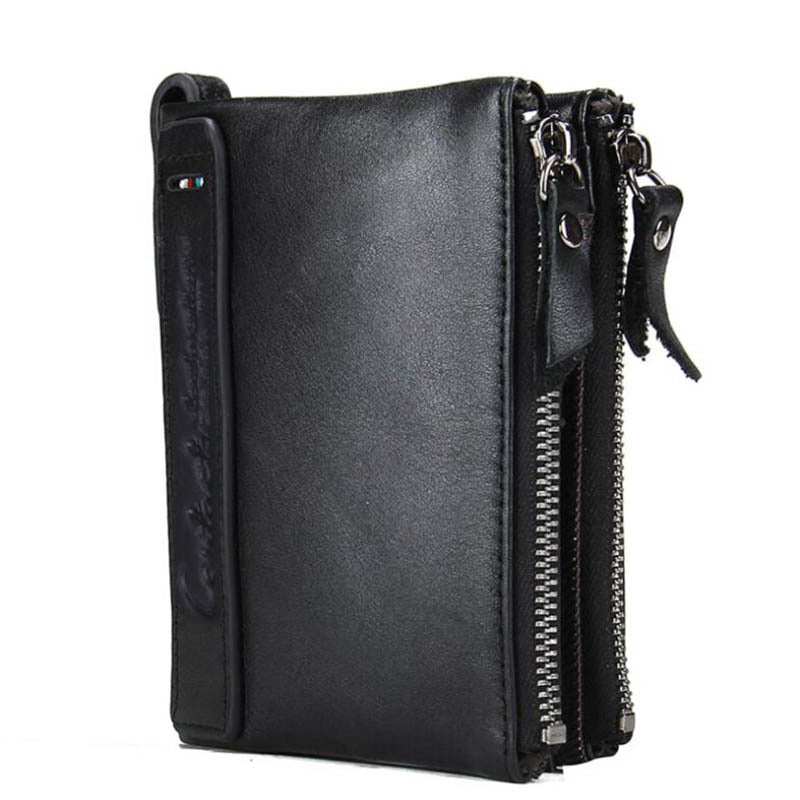 Luxury Genuine Leather Short Wallet  - By Qivii