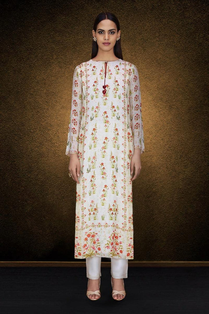 Lvory Printed Straight Kurta by Qivii