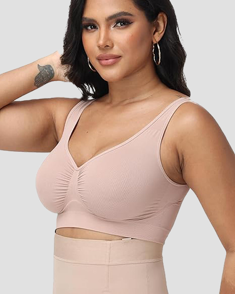 Shapshe® Seamless Comfort Sports Bra with Removable Pads