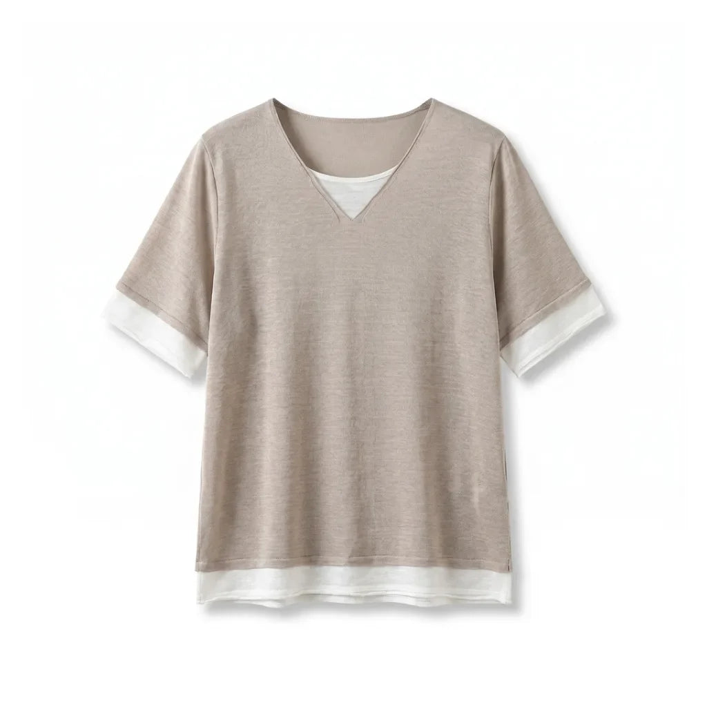 Macy Layered Knit Top