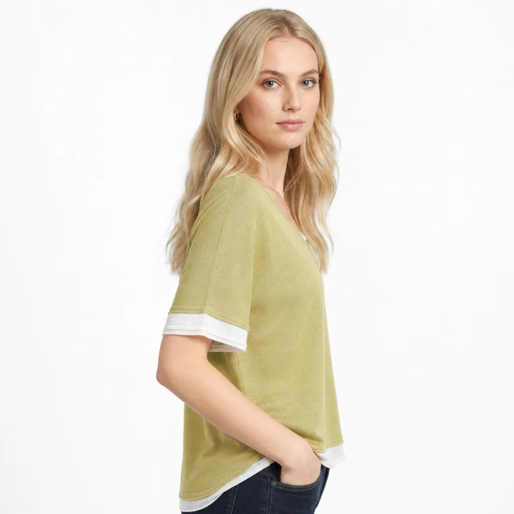 Macy Layered Knit Top