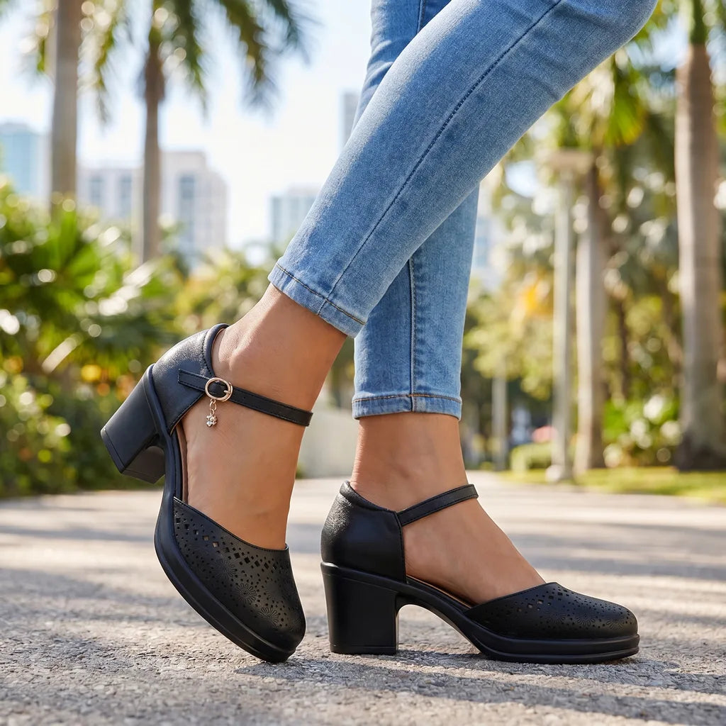 Madeline Block Heels
