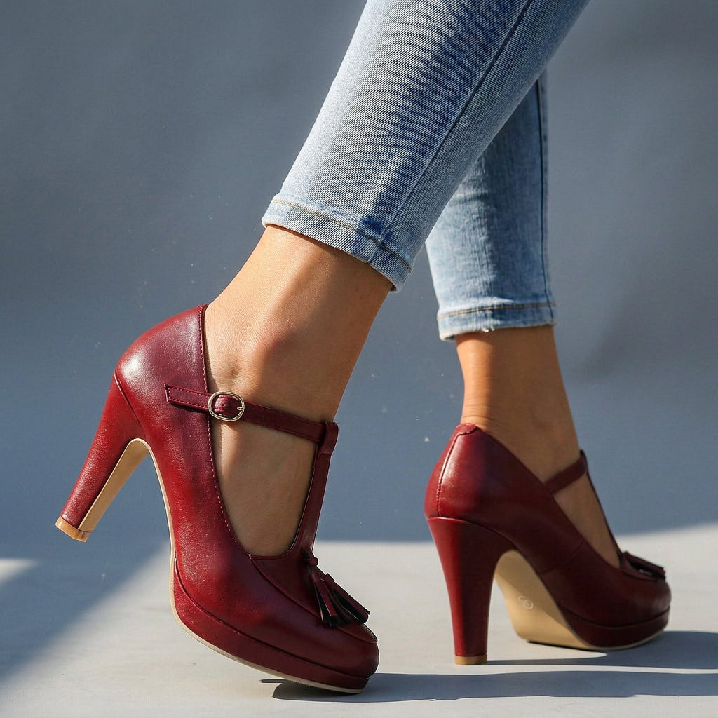 Victoria Tassel Heels