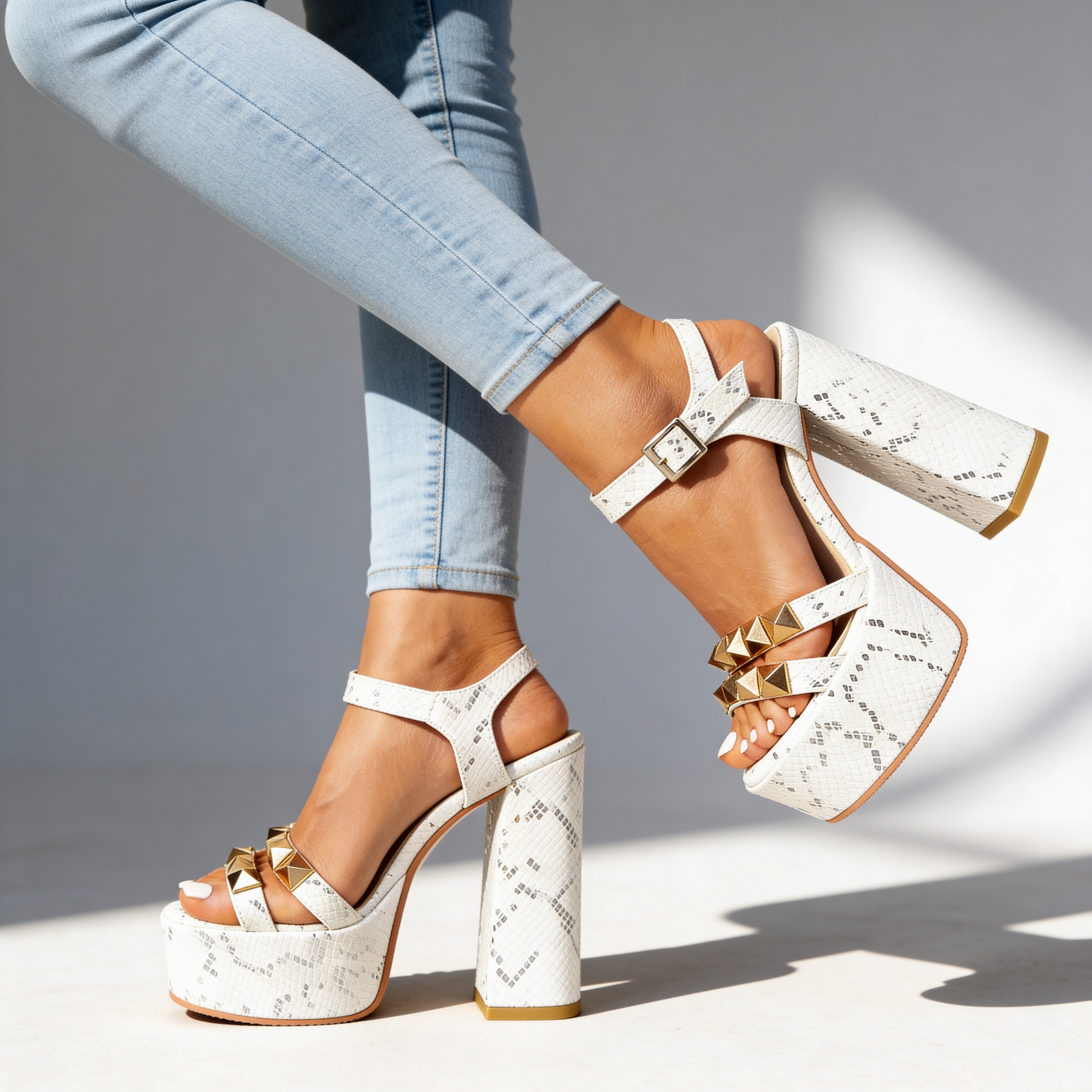 Leydi Exotic Platform Heels