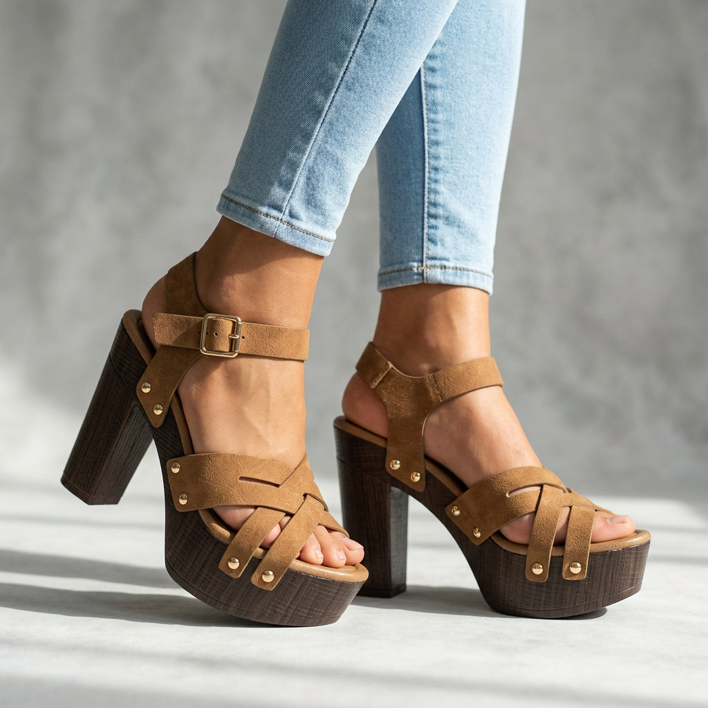 Alessia Buckle Heels