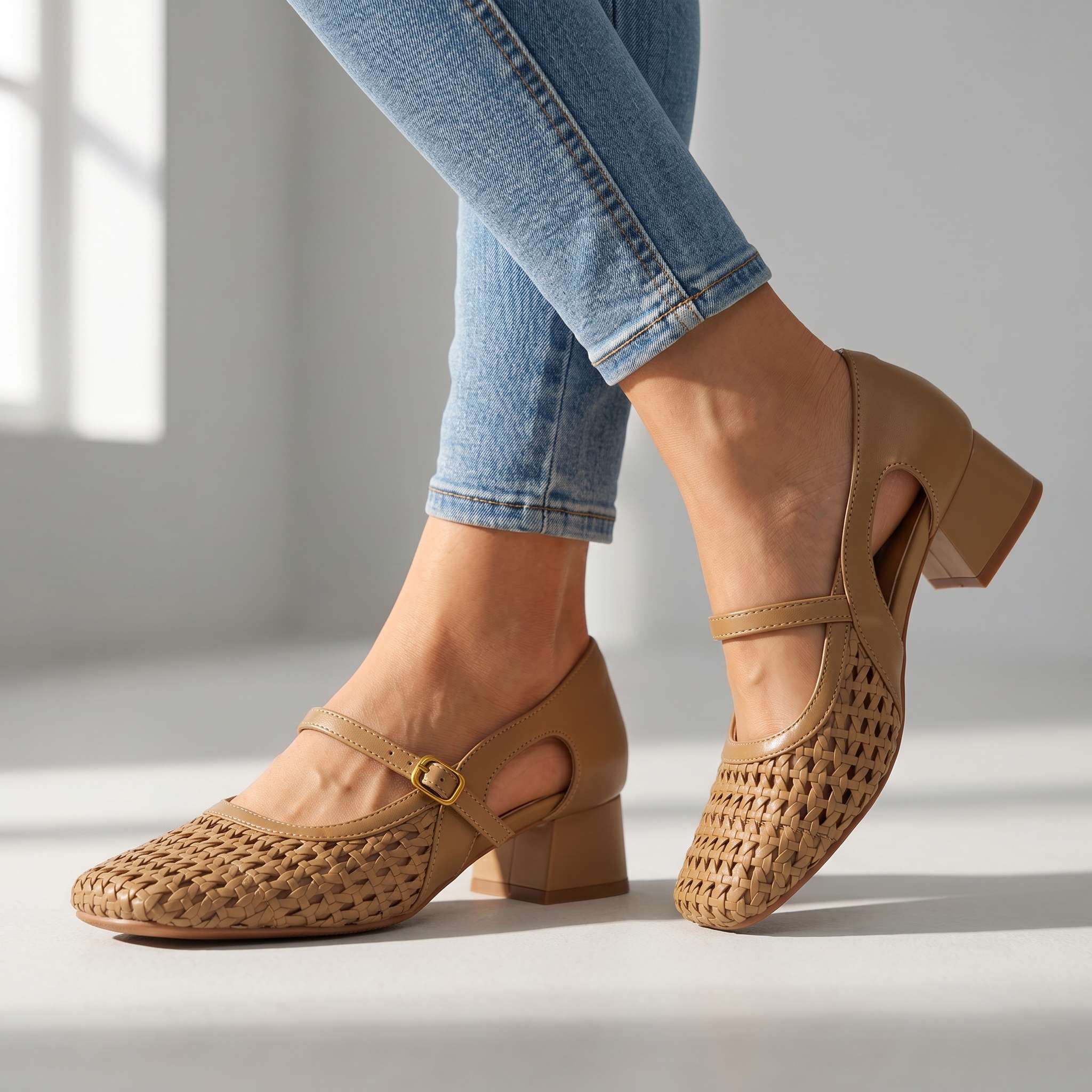 Fiona Buckle Loafers