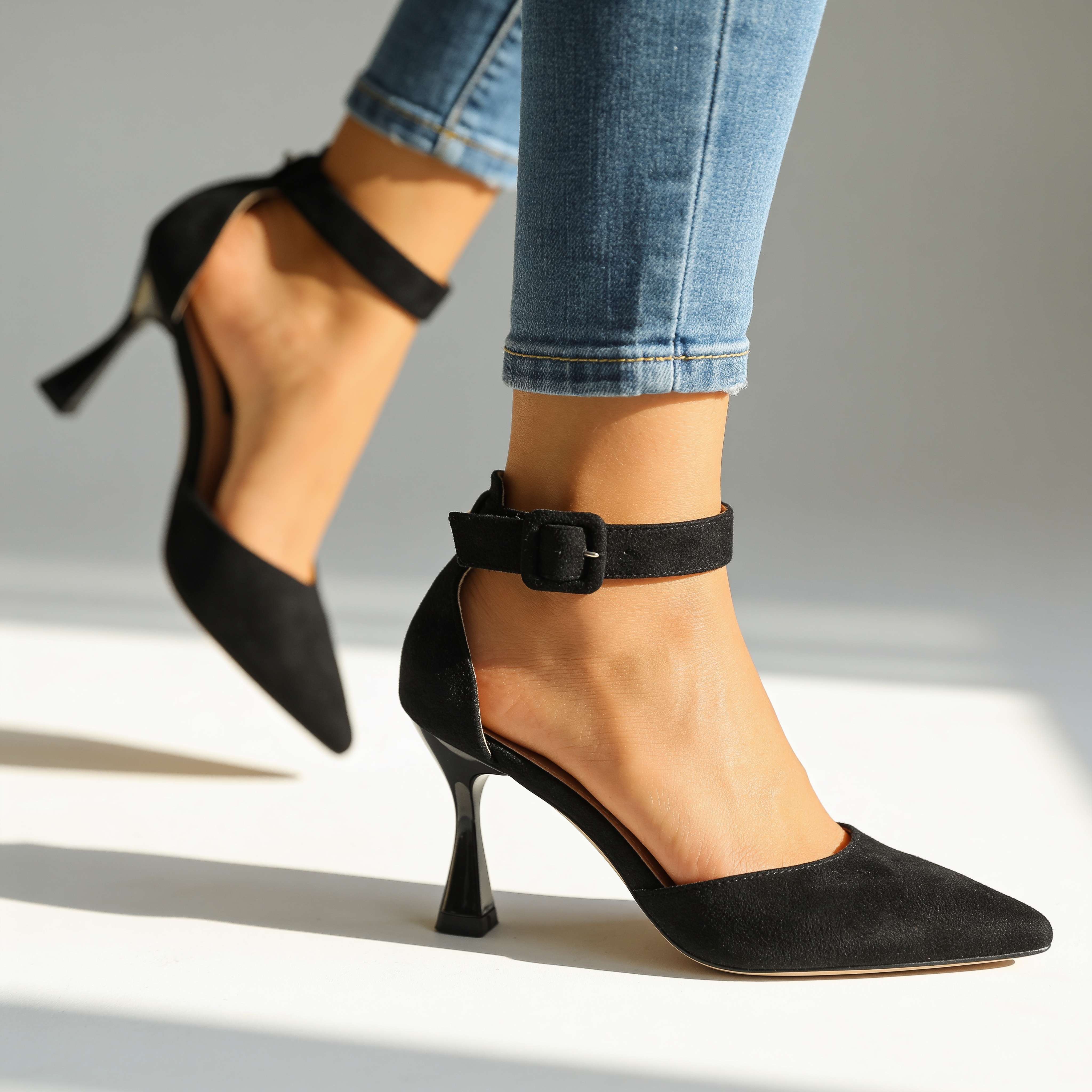 Jolene Buckle Heels