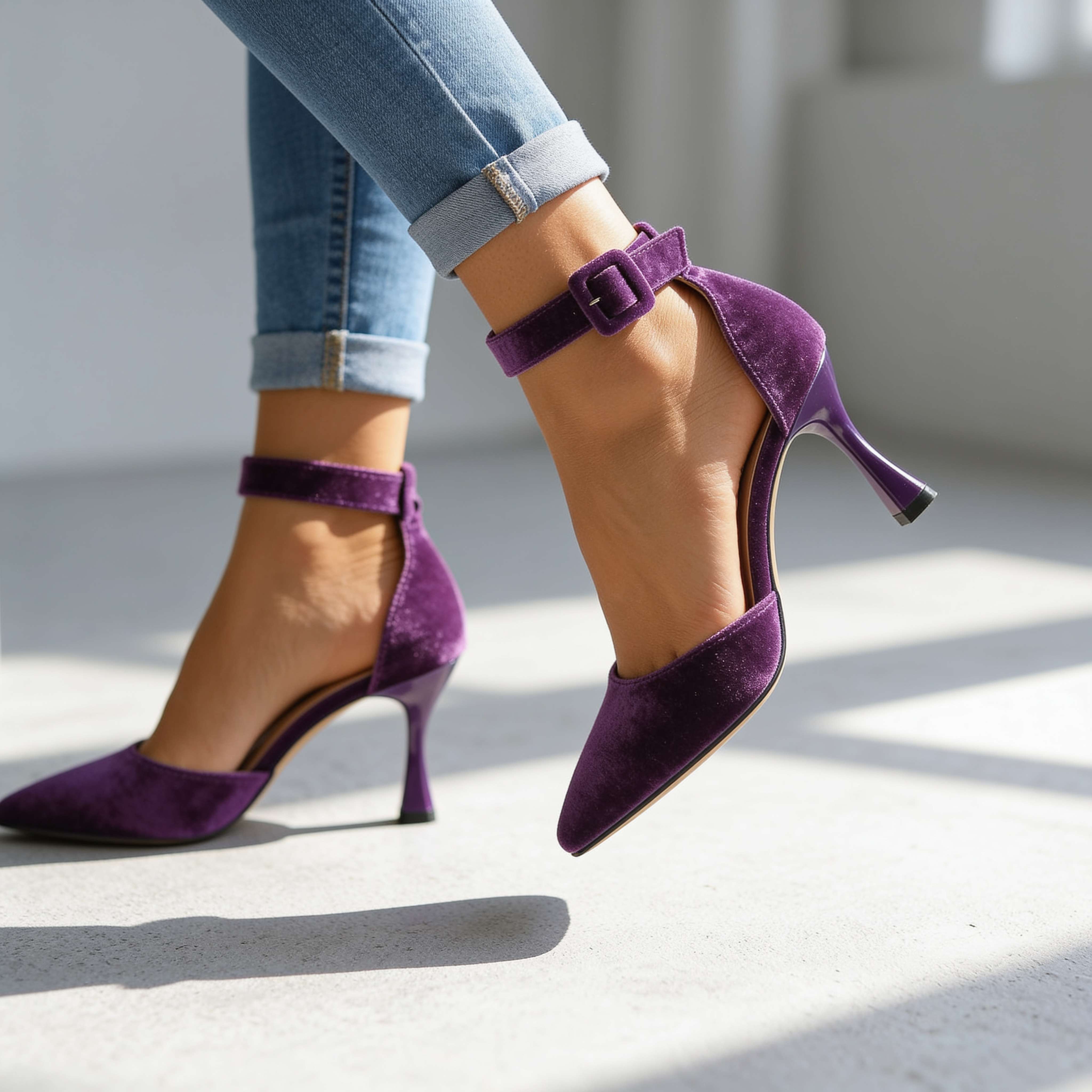 Jolene Buckle Heels