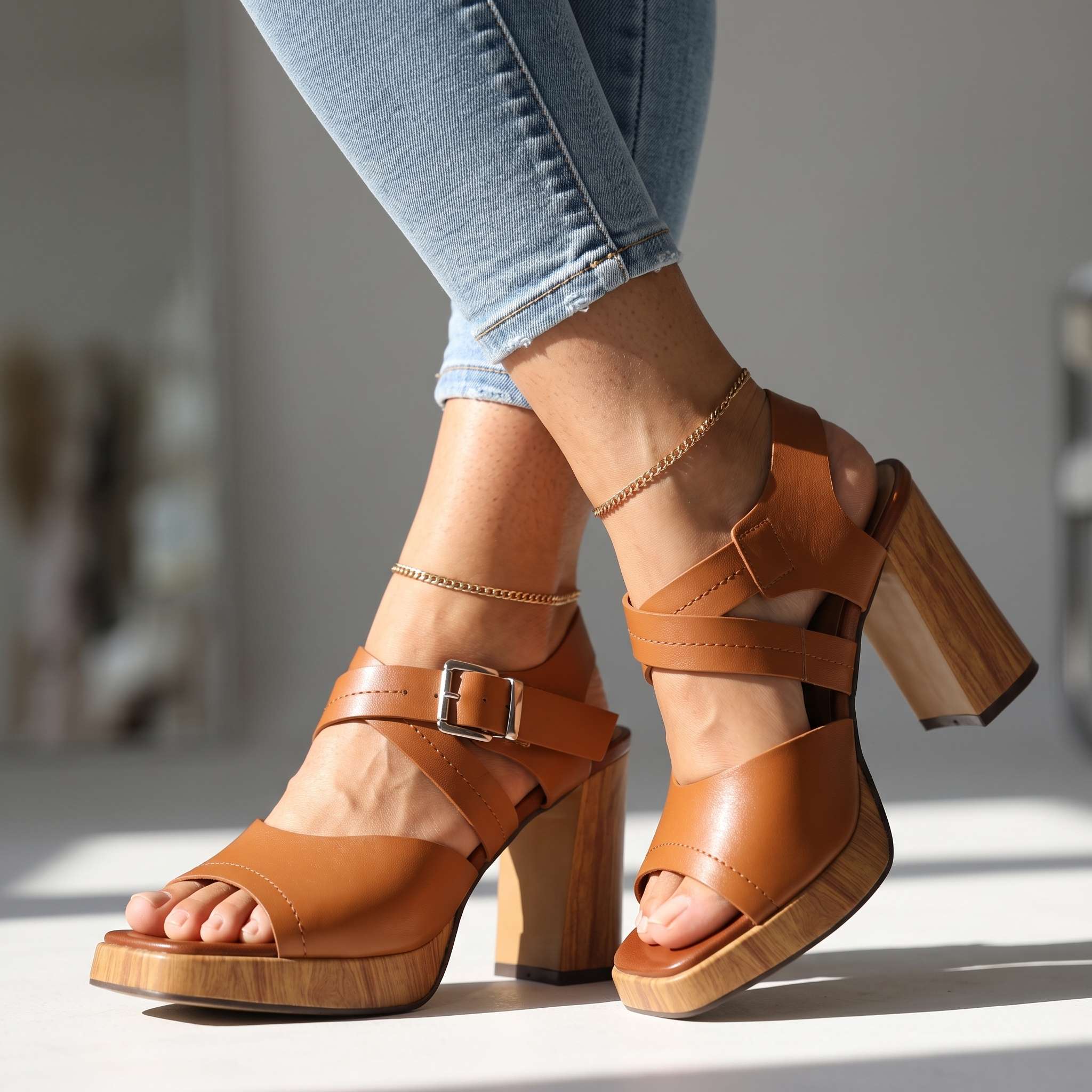 Josefina Buckle Heels