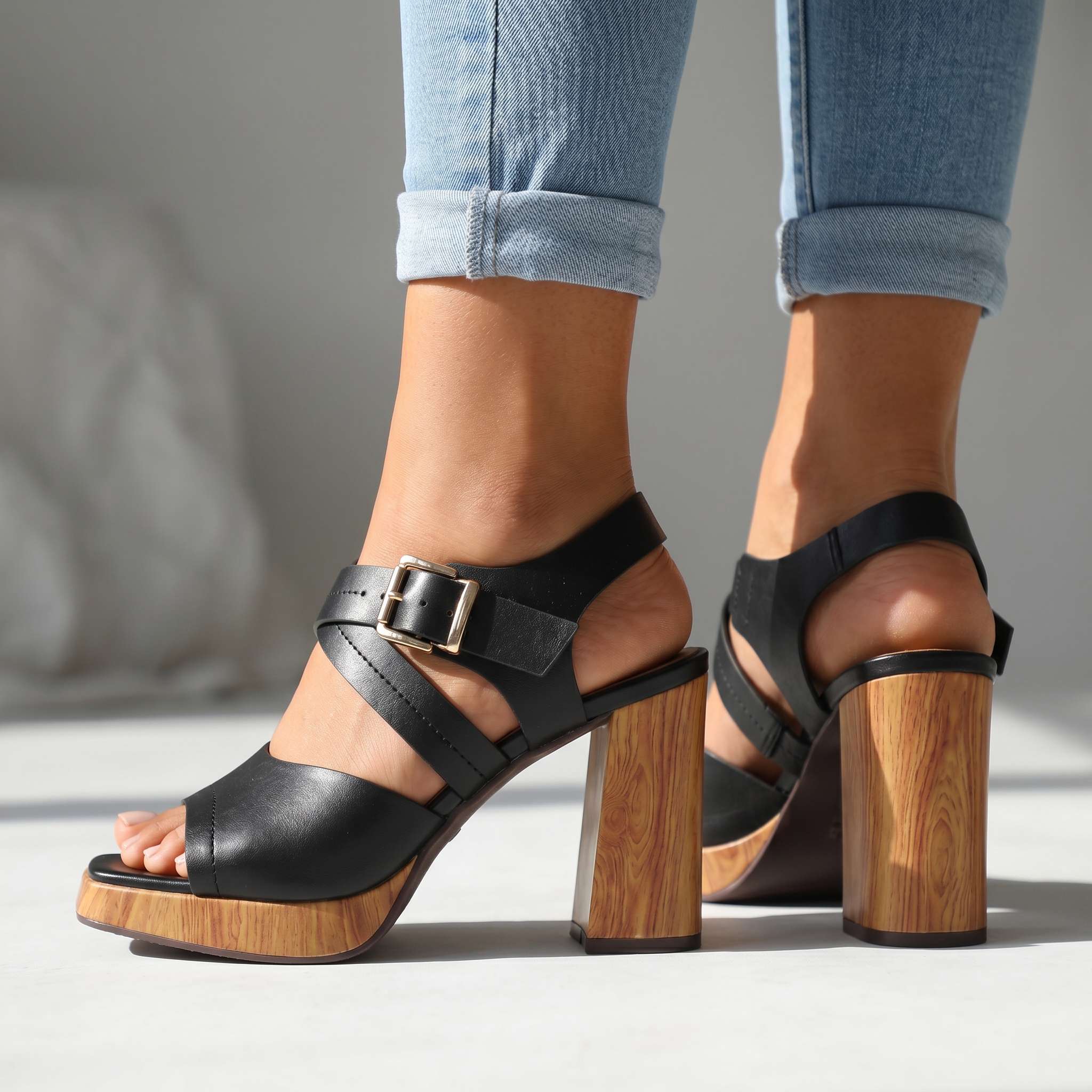 Josefina Buckle Heels