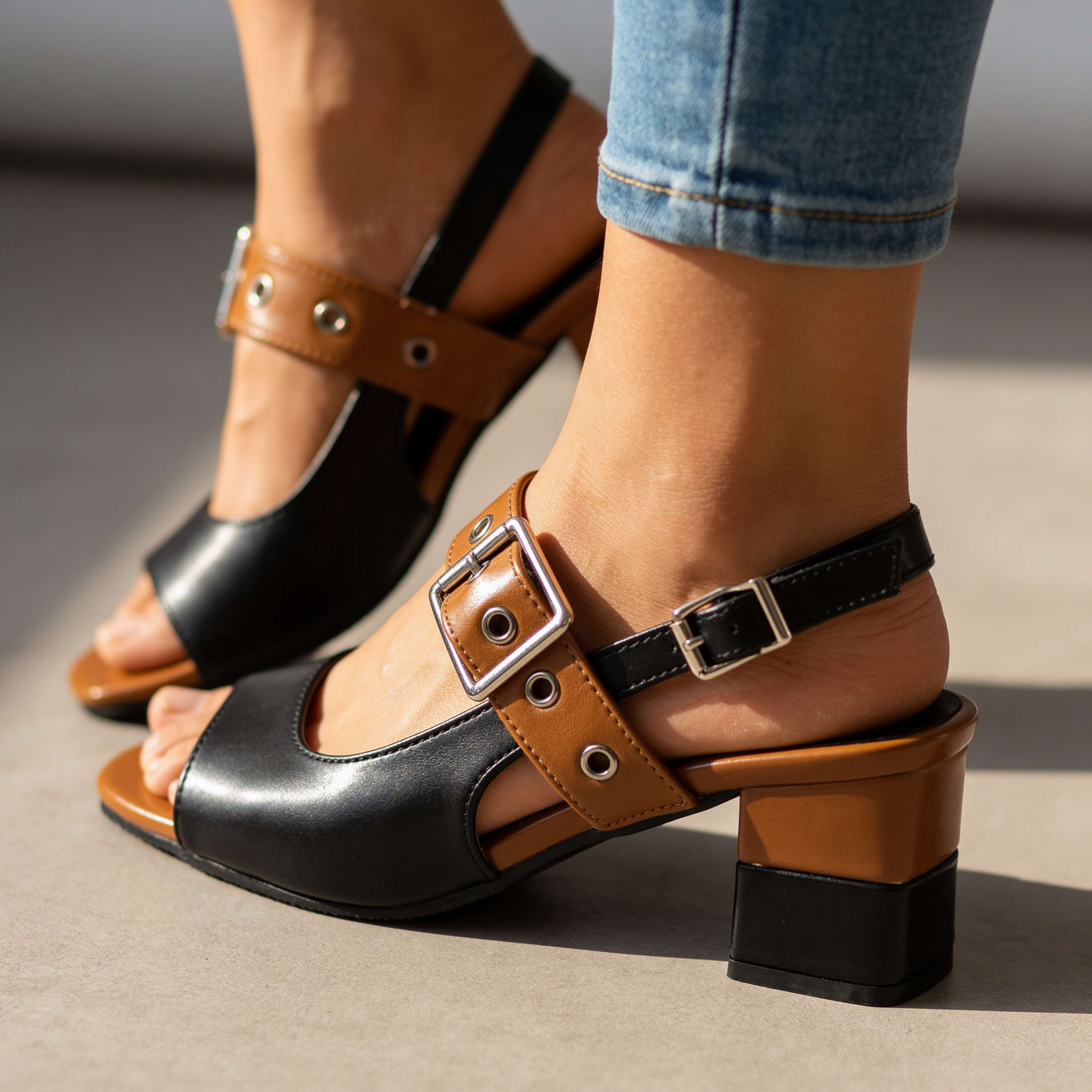 Angelina Slingback Heels