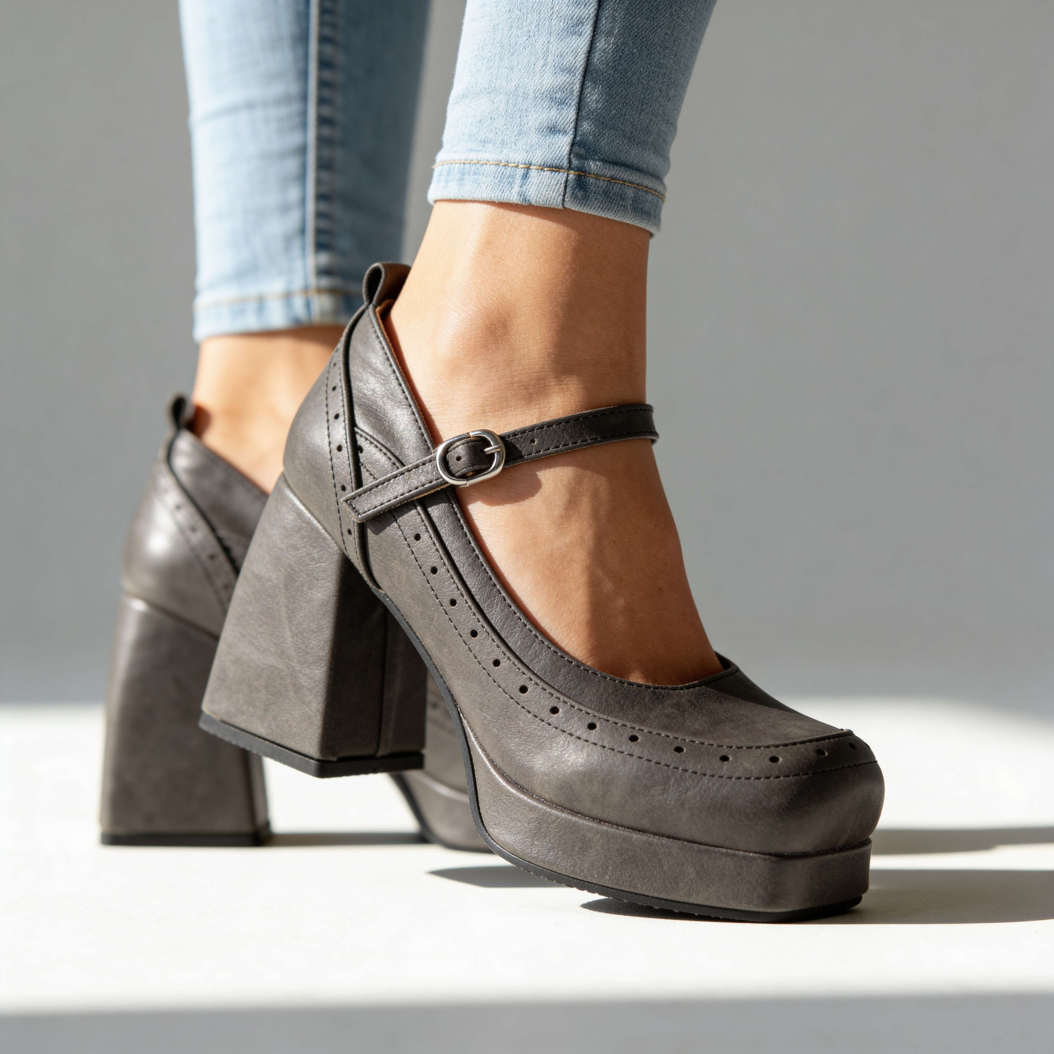 Amelia Brogue Heels