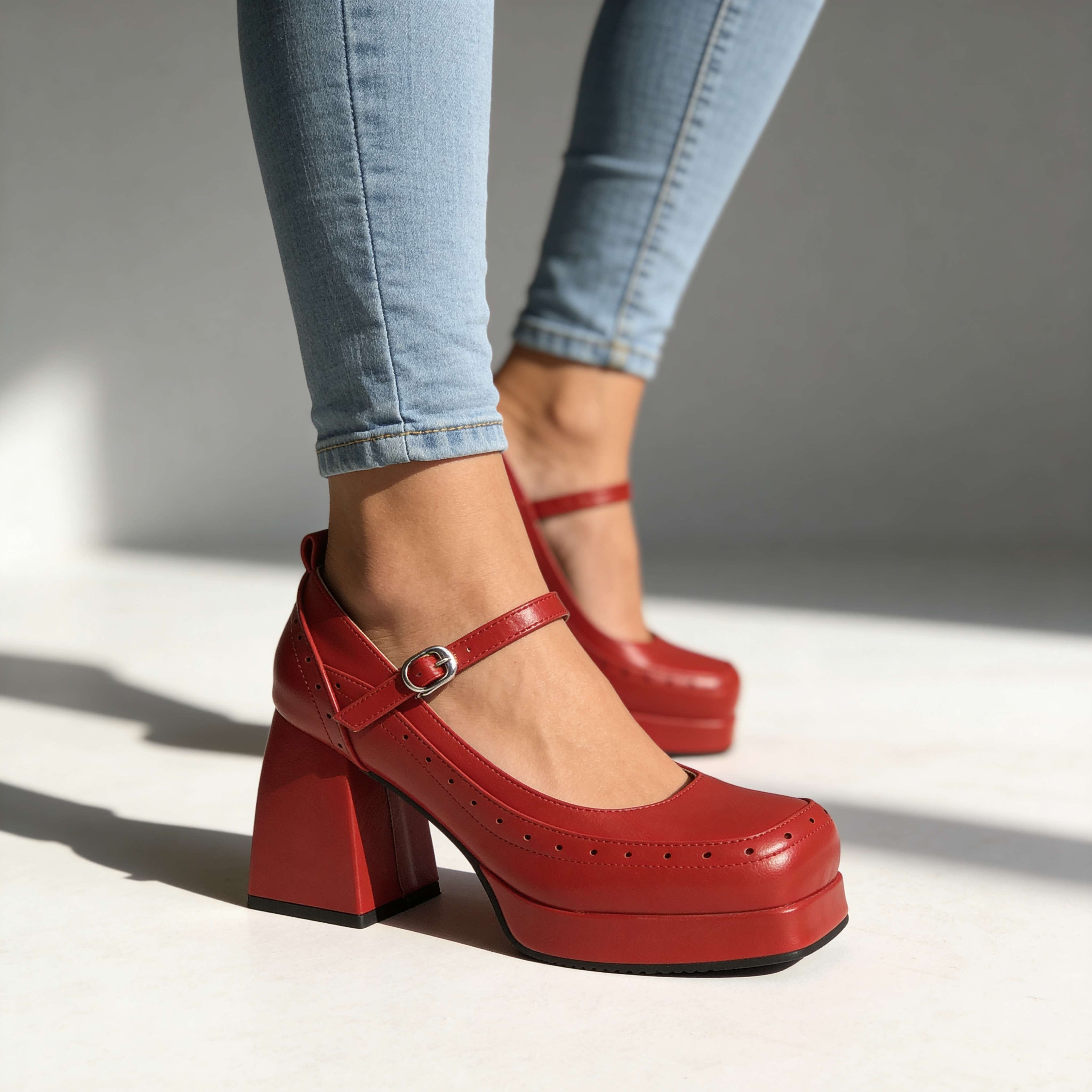 Amelia Brogue Heels