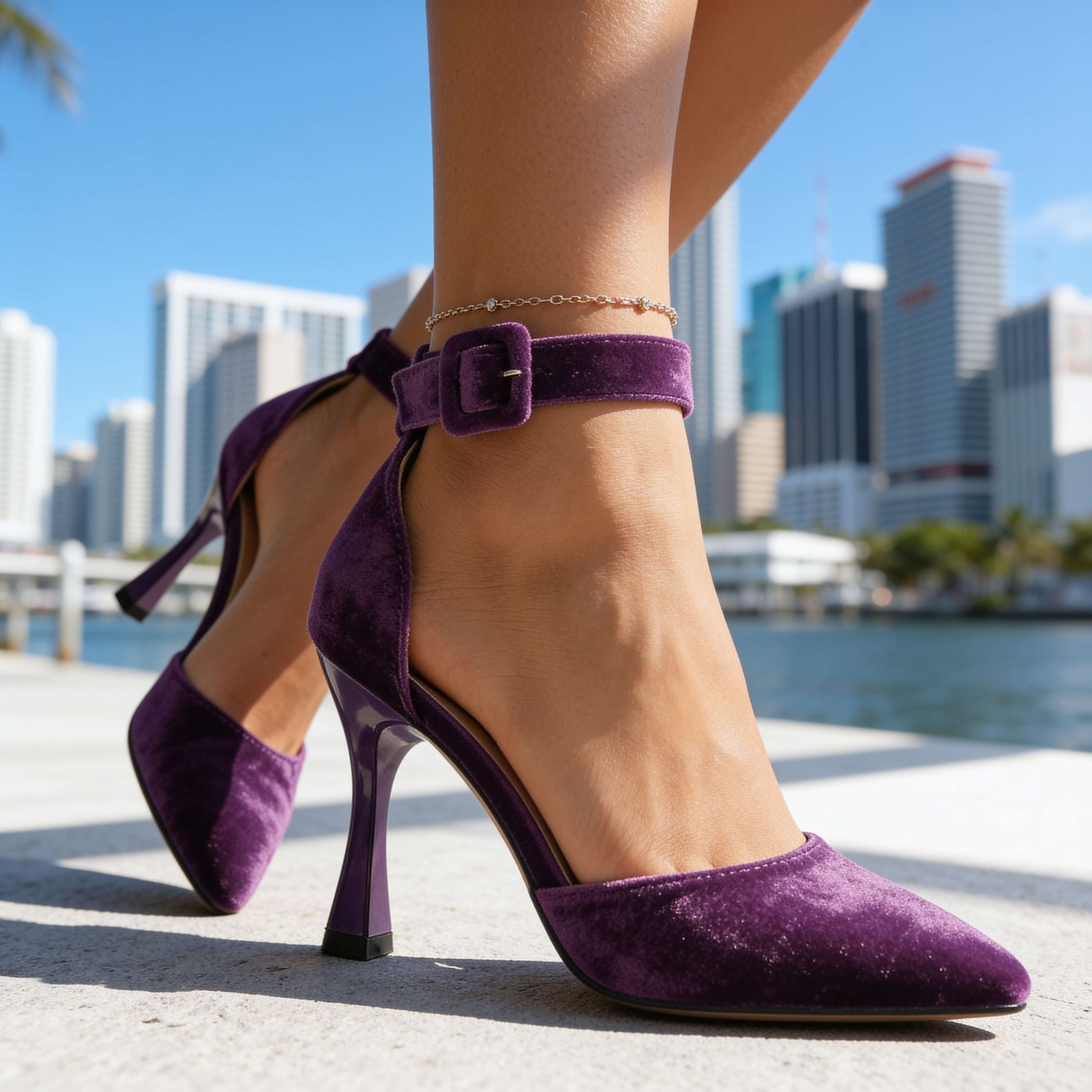 Jolene Buckle Heels