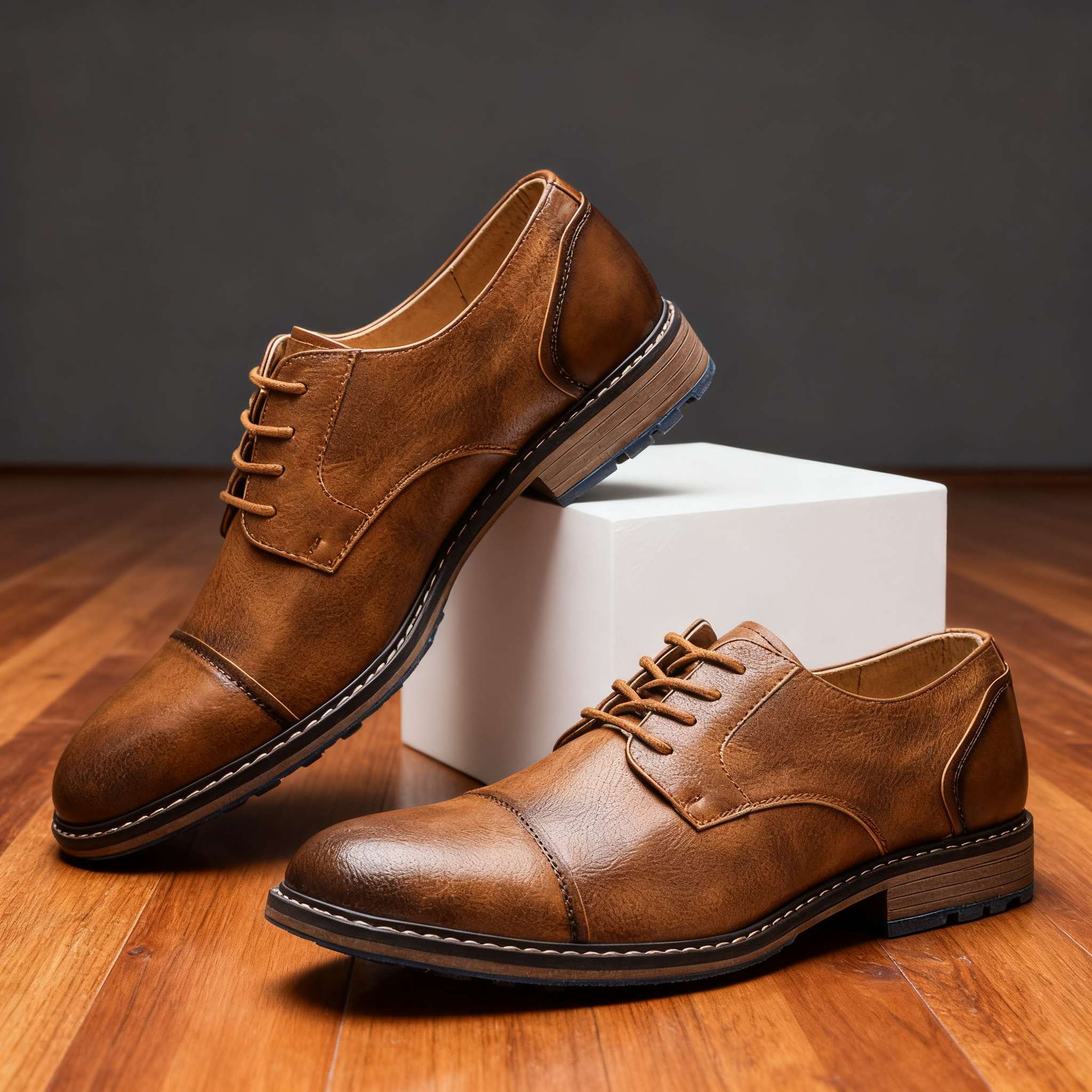 Graham Shaw Cap-Toe Derbies