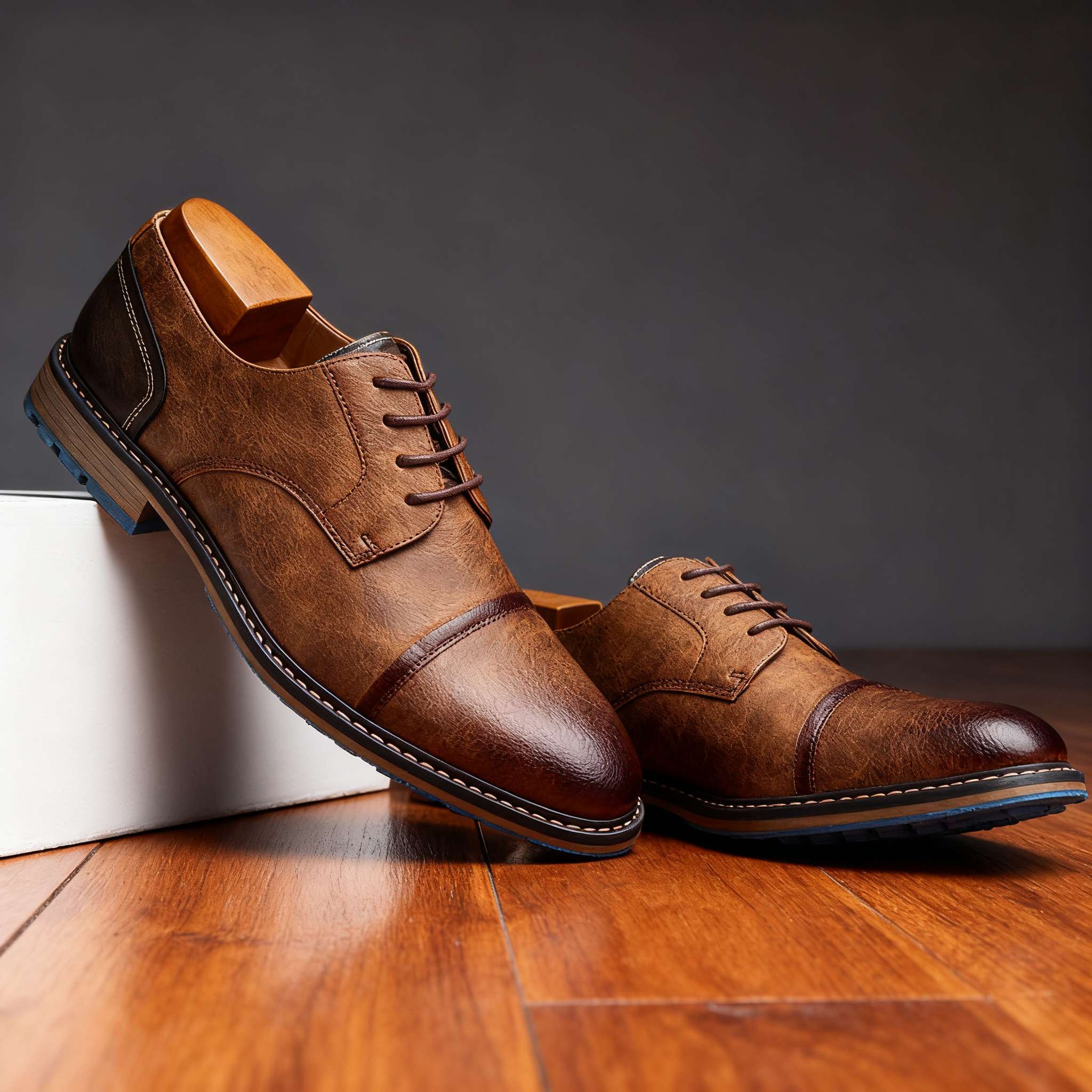 Graham Shaw Cap-Toe Derbies