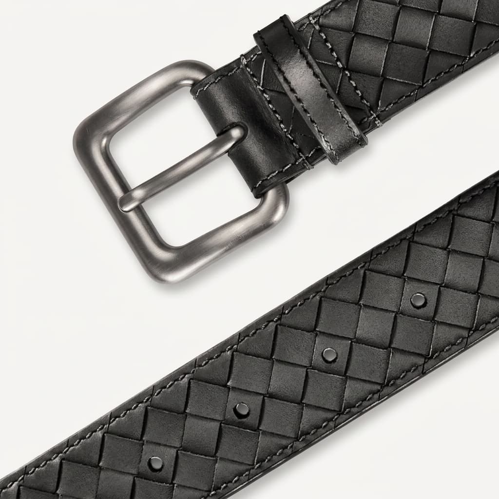 Langdale Woven Leather Belt