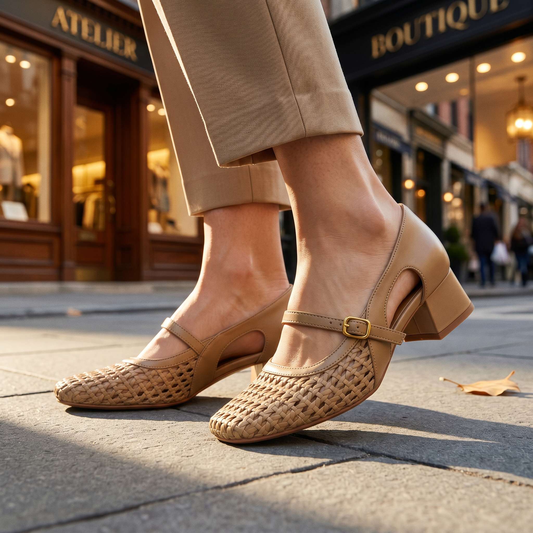 Fiona Buckle Loafers