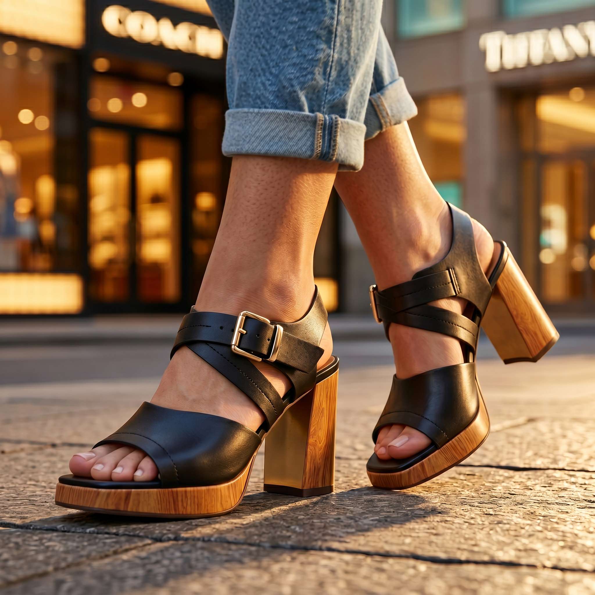 Josefina Buckle Heels