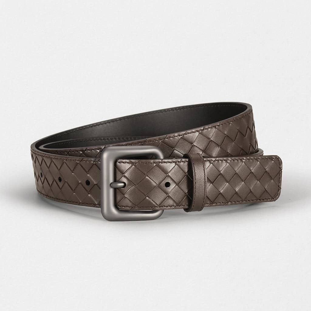 Langdale Woven Leather Belt