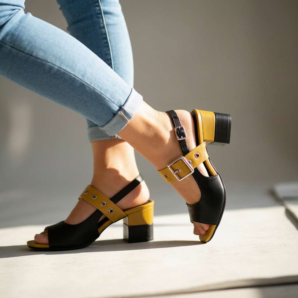 Angelina Slingback Heels