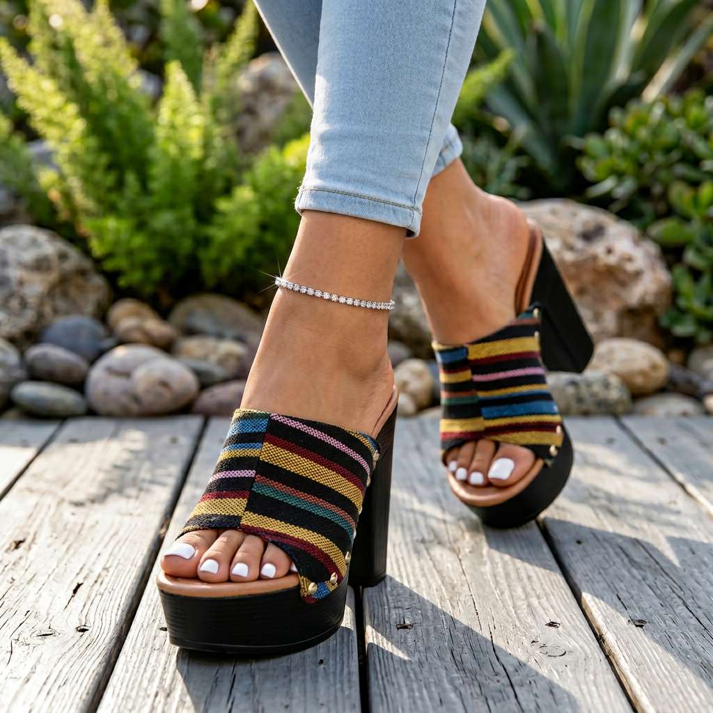 Carmella Open Toe Heels