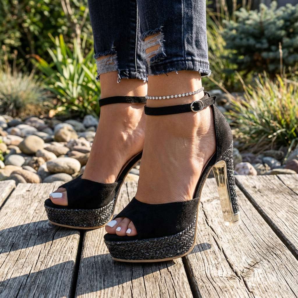 Daniella Open Toe Heels