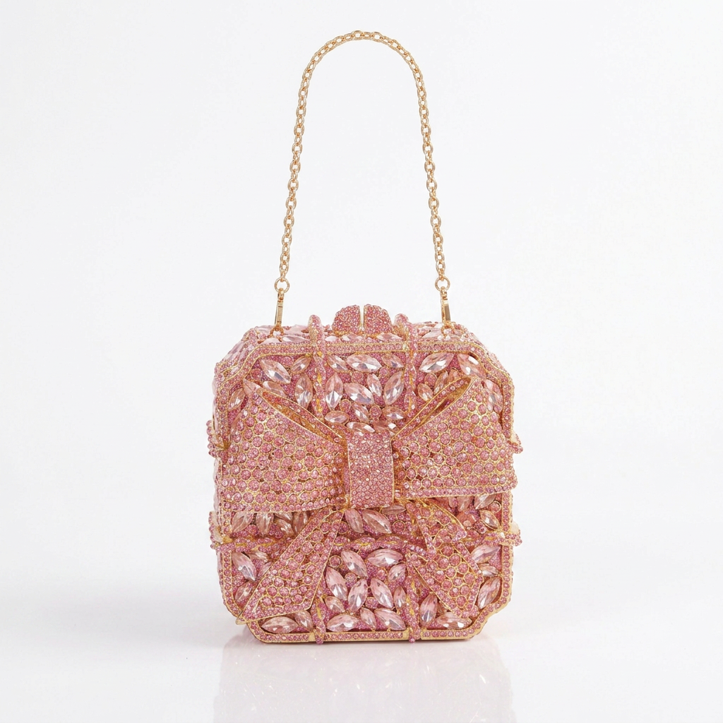 Wrapped in Love Crystal Clutch  - By Qivii