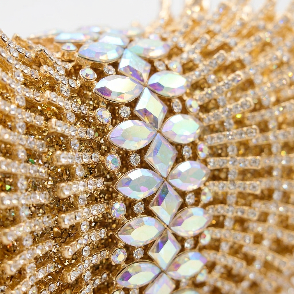 Wings Crystal Clutch  - By Qivii