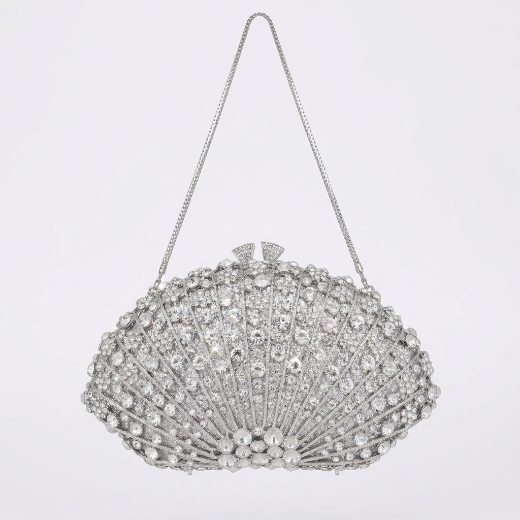 Mélusine Clutch in Vegan Leather  - By Qivii