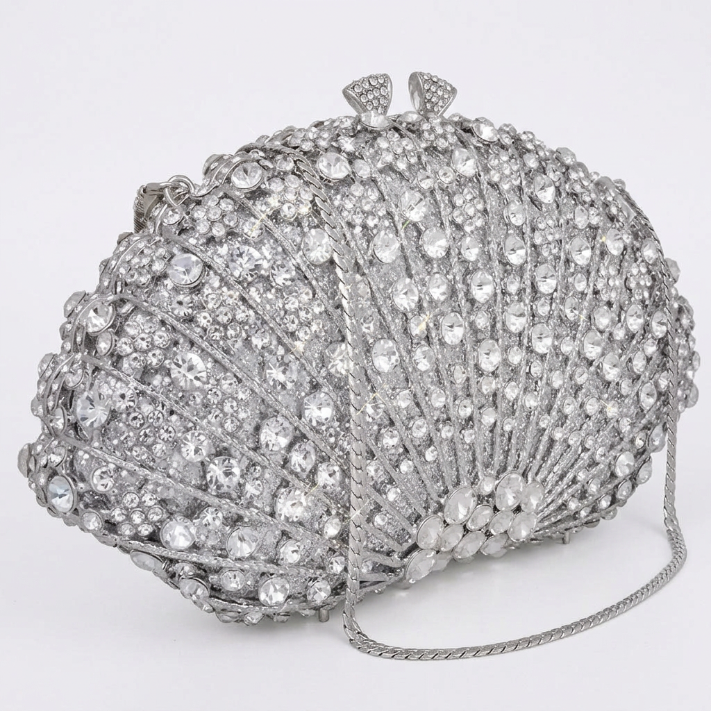 Mélusine Clutch in Vegan Leather  - By Qivii