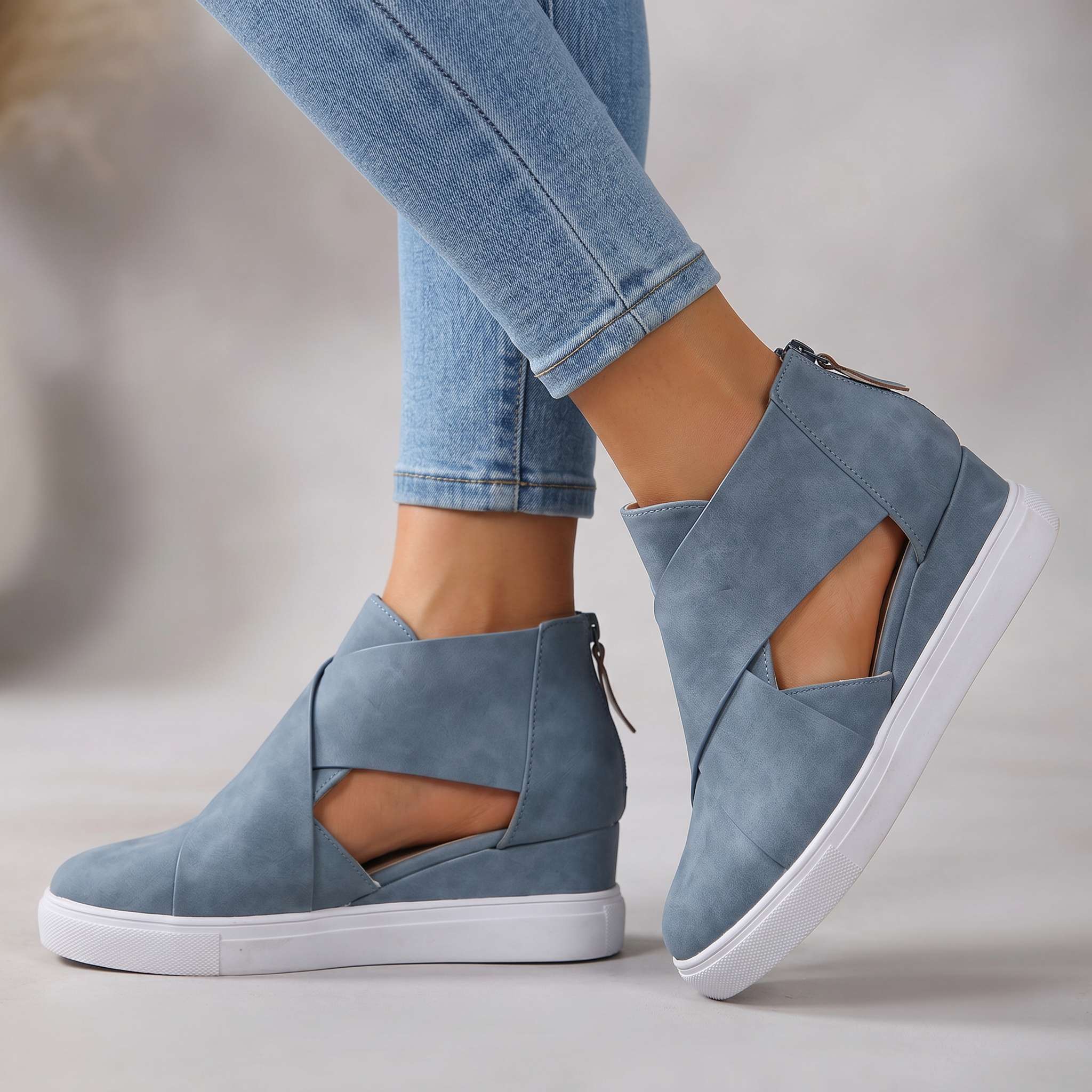Makenzie Open Crossover Sneakers