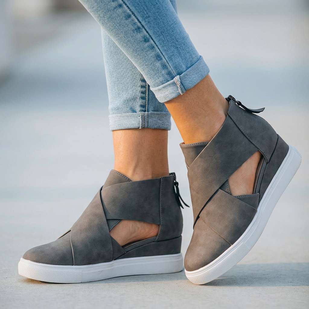 Makenzie Open Crossover Sneakers