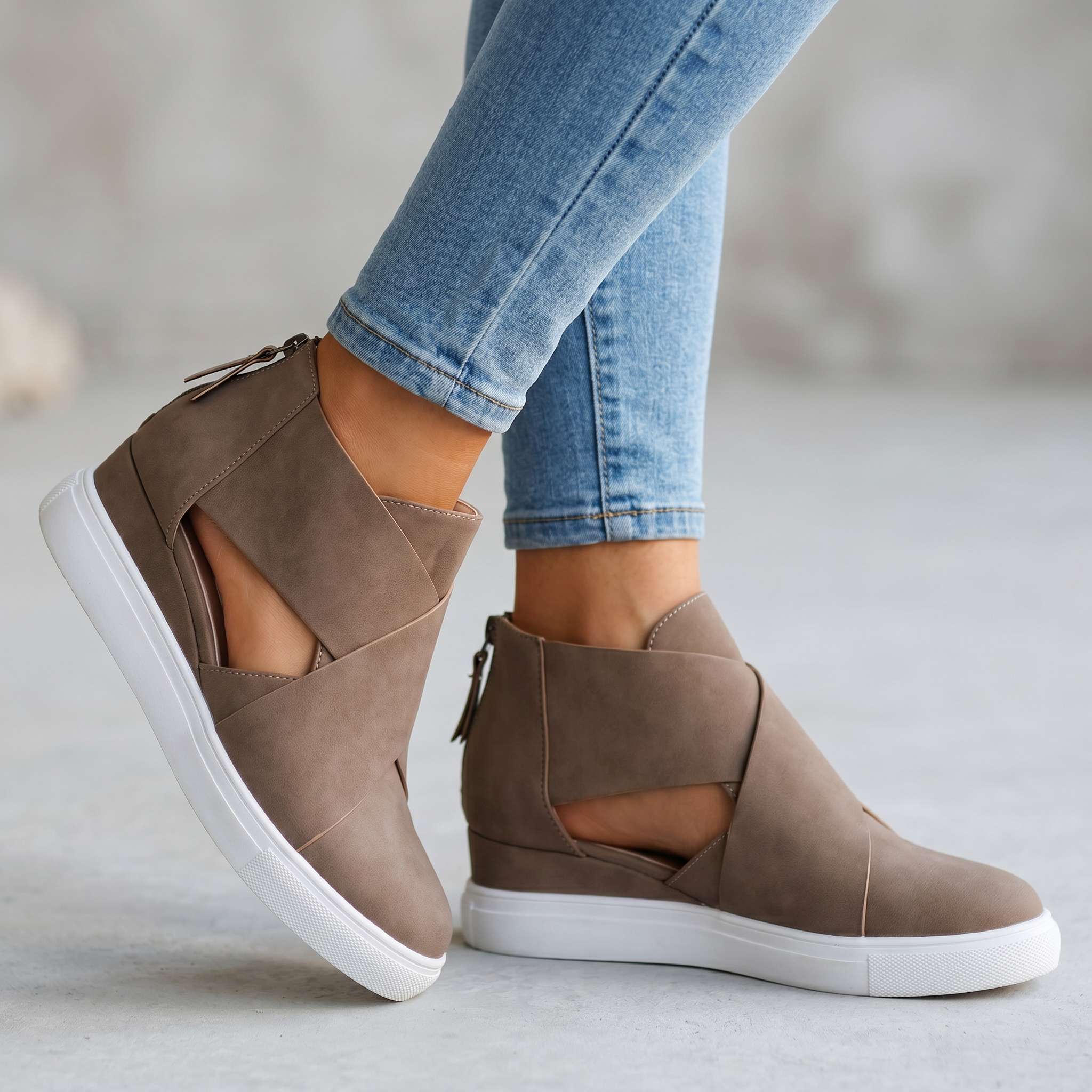 Makenzie Open Crossover Sneakers