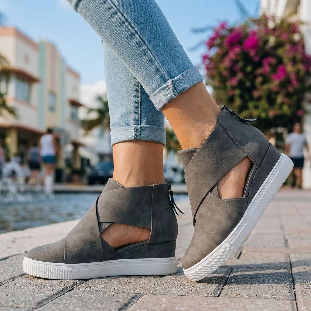 Makenzie Open Crossover Sneakers