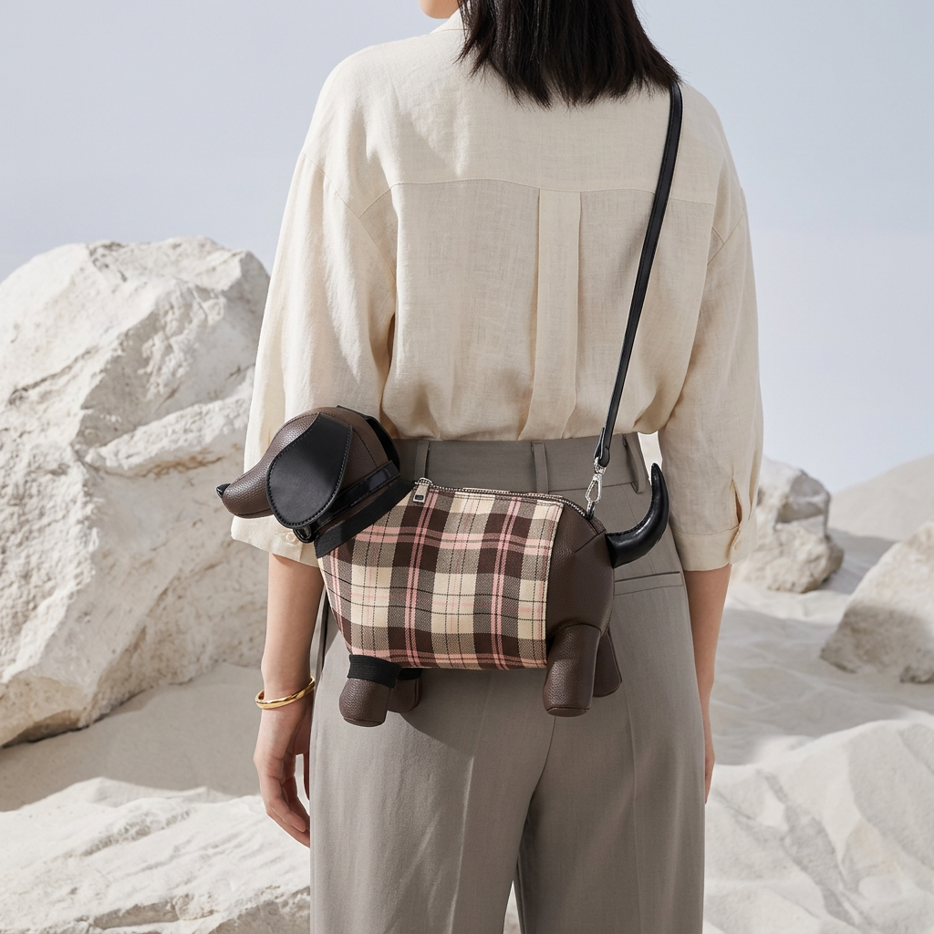Winston Dog Bag in Vegan Leather  - By Qivii