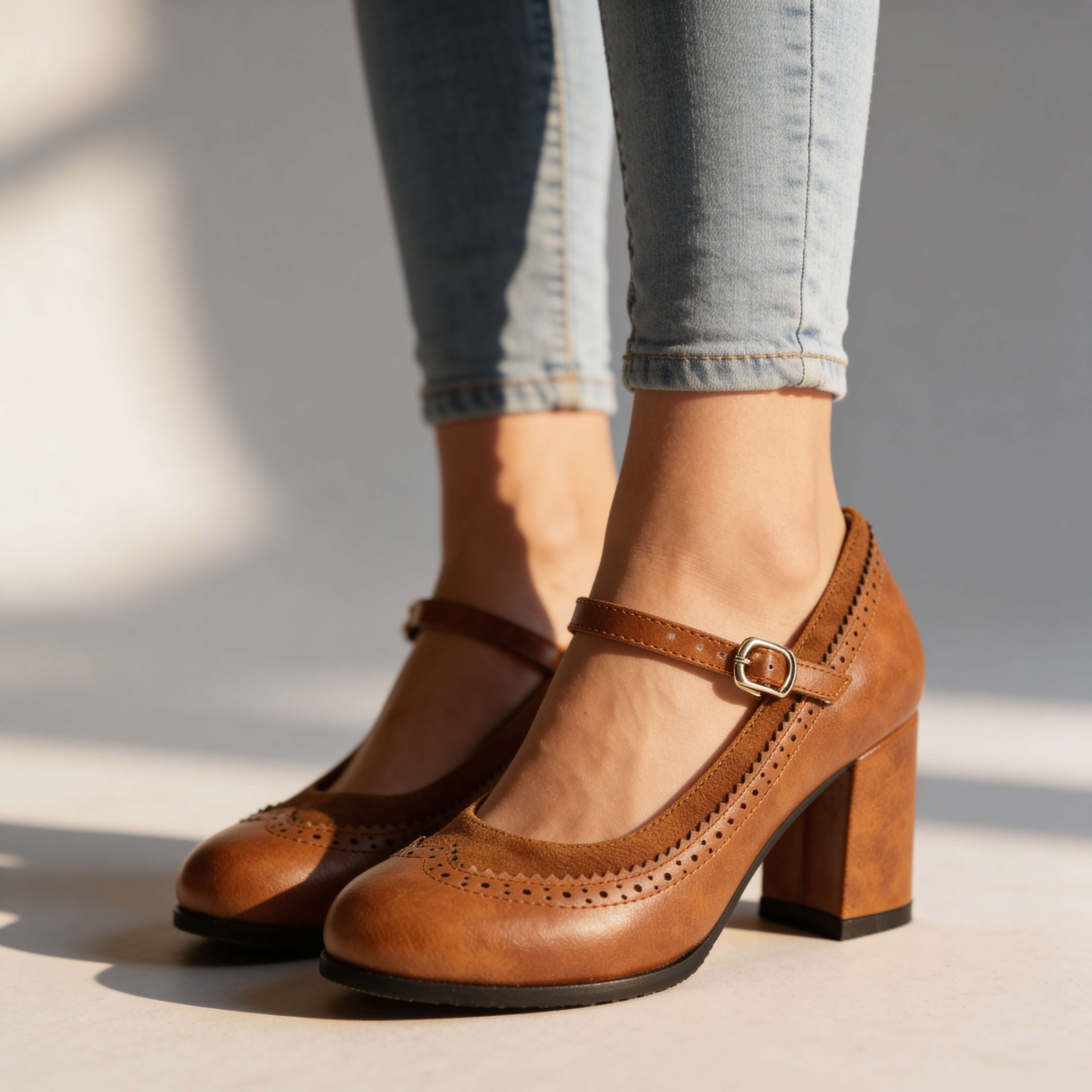 Belle Brogue Loafers