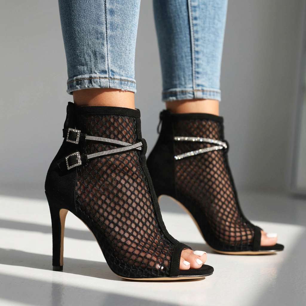 Juliana Open Toe Heels