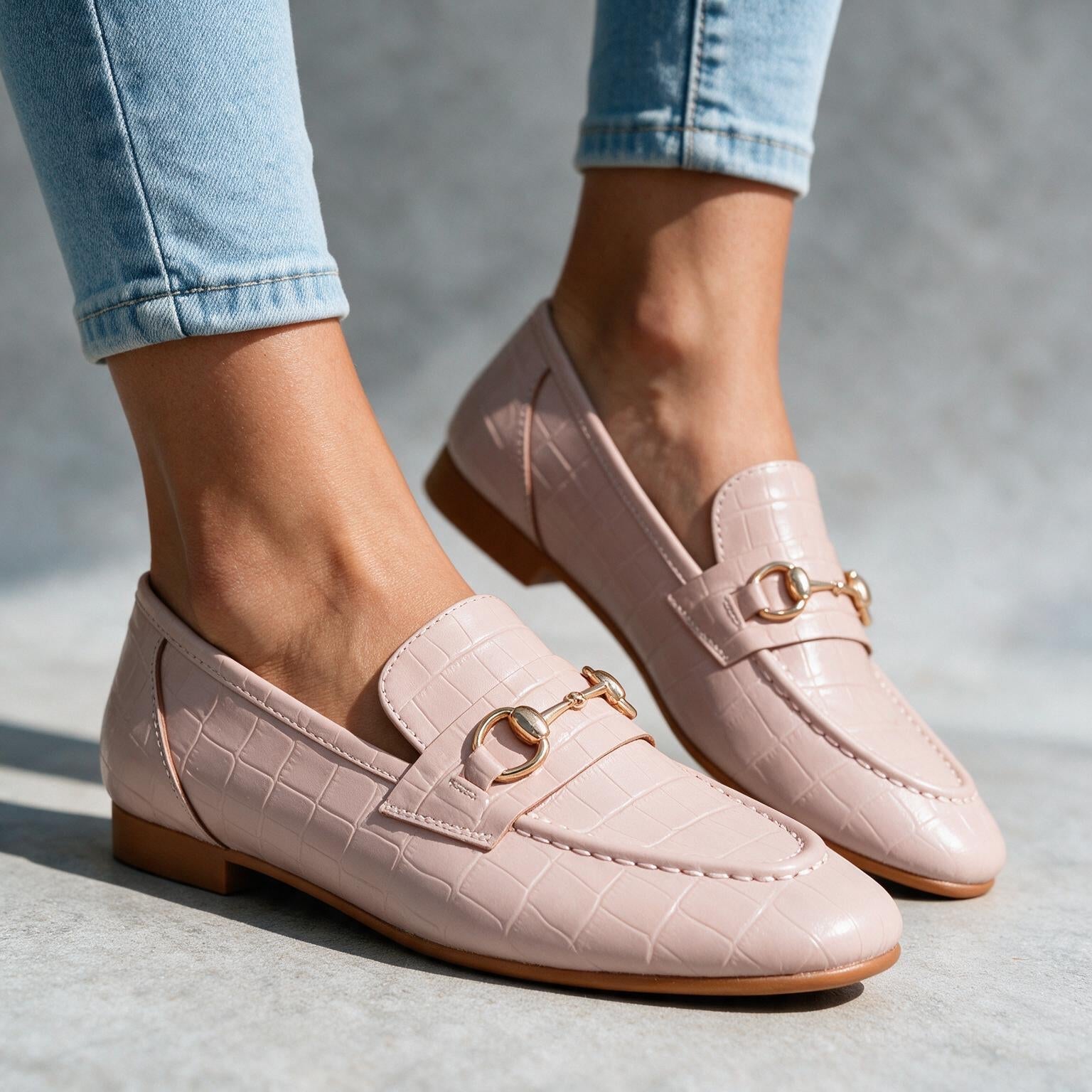 Louise Leather Horsebit Loafers
